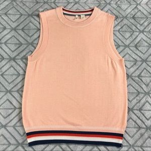 Moth Anthropologie knitted vest wool blend